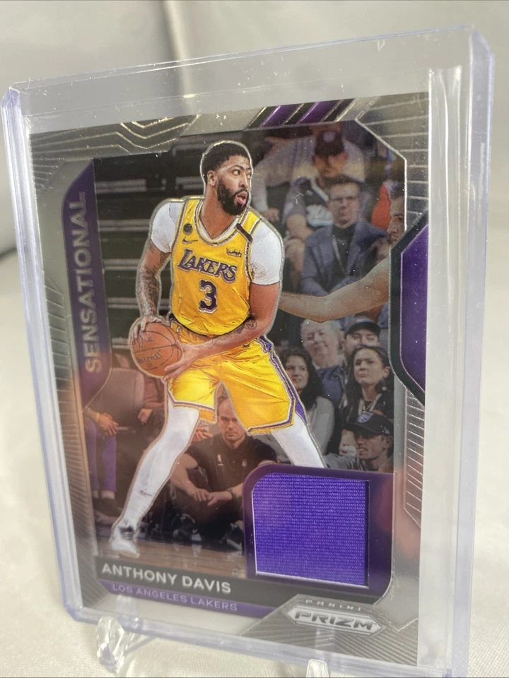 Camiseta deportiva Panini Prizm Sensational Swatches #16 2020-21 Anthony Davis Foto 3 de 4