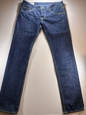 Dondup Women s Music Jeans 30 Straight Leg Blue Dark Wash Made In Italy Designer