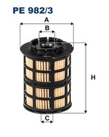 Filtron Kraftstofffilter PE 982/3 Filtereinsatz FüR J13 Chevrolet Trax Opel Aveo
