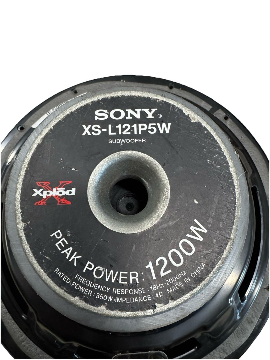 SONY Xplod XS-L121P5W 12 Inch 1200 Watt Car Audio Subwoofer | eBay