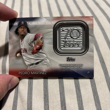 2021 Topps Topps 70th Anniversary Manufactured Logo Patches Pedro Martinez #70LP