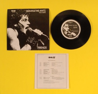 Adam & The Ants - The B Sides (UK 7'' w. Insert) - 1982 - DUN 20 Used - VG++ - Vi