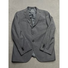 HUGO BOSS Men's Grey Wool Blend Suit Jacket Blazer Size 38R Dieselstrasse 12