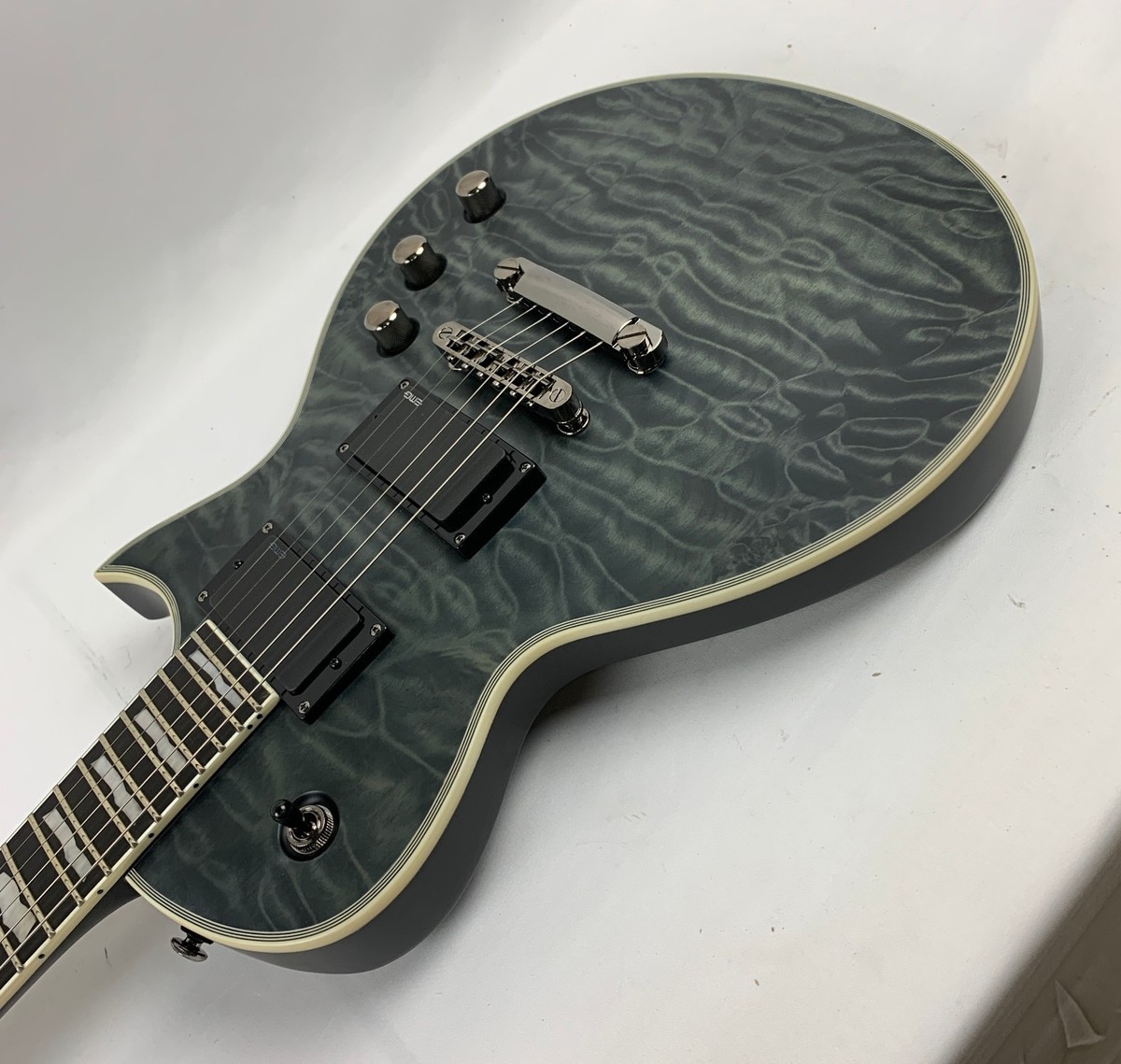 ESP Ltd Ec-401 Electric Guitar Satin See-thru Black 2017 for sale