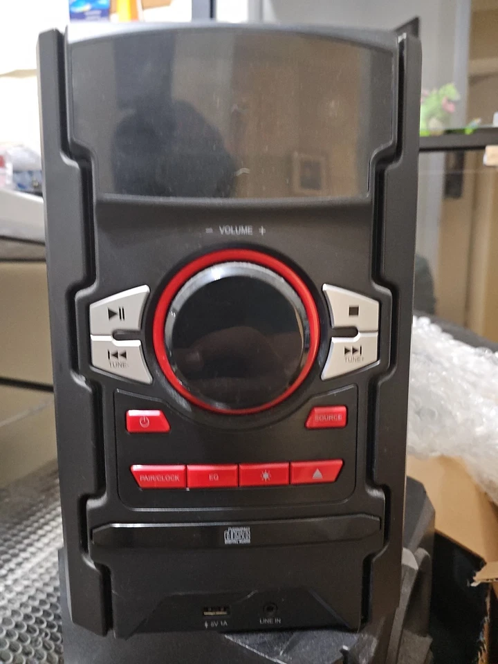 Blackweb BWD19AAA06 100 Watt Bluetooth CD Shelf Stereo System 2 Speakers - Image 2 of 3