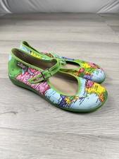 Hot Chocolate Design Chocolaticas World Map Mary Janes Women’s Size 40 Travel