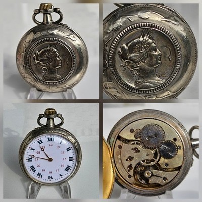 Antike Depose Taschenuhr Pocket Watch Montre de Poche  2-16