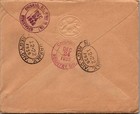 1938 Valleta Malta Registered OHMS Cover To Chicago Illinois IL USA — photo 2