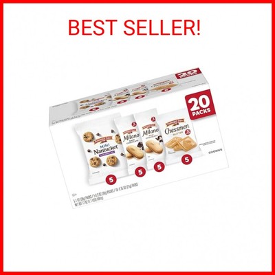 Pepperidge Farm Cookies Variety Pack, Snack Packs, 20 Pk