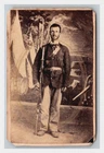 CIVIL WAR Soldier w Musket Rifle Union or Confederate Infantry CDV