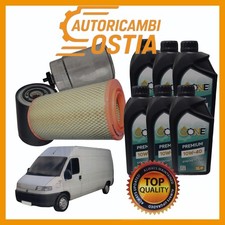 KIT TAGLIANDO 3 FILTRI +6L 10W40 SINT.PER FIAT DUCATO 230 (94-02) 1.9 2.5 2.8 D