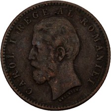 Romania Romania 2 Bani 1900 Copper 1.9g Original Coin #UTL284