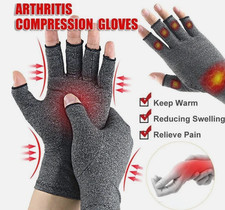 Medical Arthritis Gloves Compression Copper Pain Relief Hand Wrist Support Brace