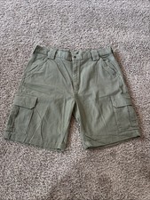 Carhartt Shorts B164 LDN Size 40 Men's Cargo Work 9" Inseam Green Cotton NWT
