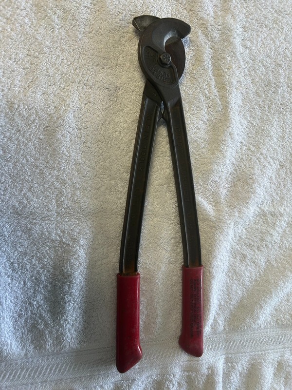 KLINE WIRE CABLE CUTTER #63035 GOOD USED CONDITION