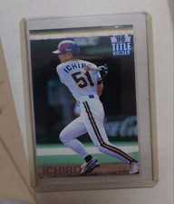 Ichiro Calbee 1998 Orix BlueWave Leading Batter Card 51 Outfielder Japan