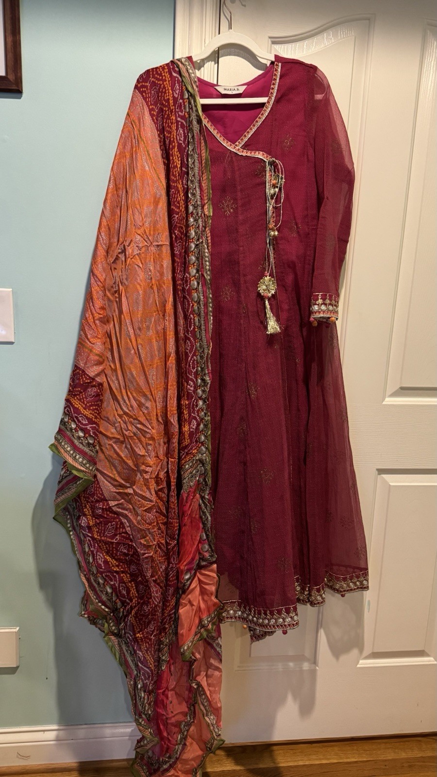 Shalwar Kameez 3-Piece Set Pakistani/Indian Desig… - image 5