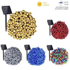 32M Outdoor Garden Solar Lights Fairy String Light For Party weeding 50/200/300