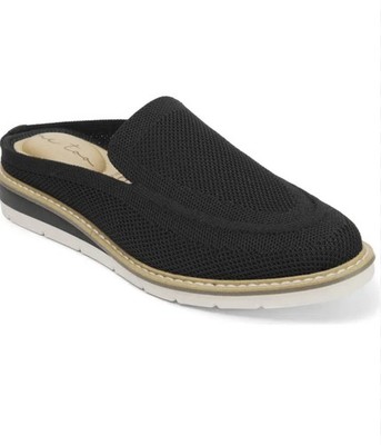 Me Too Mesh Mule Shoes Comfort Memory Foam Women's Black Size US 8.5 M 