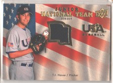 2008 Upper Deck USA Baseball Junior National Team Jerseys TJ House #USJR-TH
