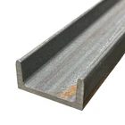 2" x 1" x 1/8" x 36", A36 Steel Channel, Hot Rolled