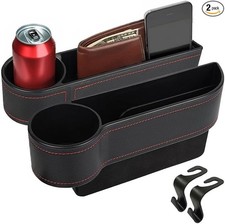 Car Seat Gap Filler with Cup Holder 25.4 x 15.2 cm  Auto Console Organizer in