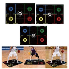 Basketball Training Mat Rubber Dribble Aid Dribbling Ball Control Portable Non