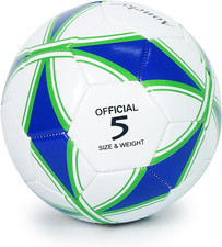 Adult Size 5 Traditional Soccer Ball - Ships Deflated, Pump Included