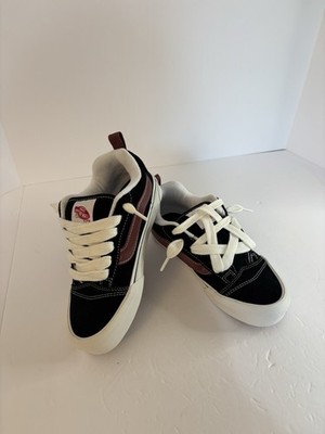 VANS OFF THE WALL Knu Skool Unisex  Men s 4 Women s 5.5 Black/Burgundy Skate 