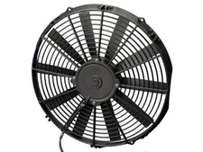Spal Engine Cooling Fan 30100382; Low Profile 14 in. Single Electric, Pusher