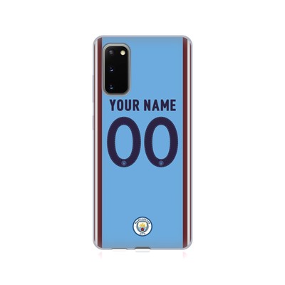 CUSTOM MANCHESTER CITY FC 2022/23 BADGE KIT SOFT GEL CASE FOR SAMSUNG PHONES 1
