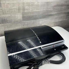 Sony PlayStation 3 160GB Console Black CECHP01 PS3 TESTED WORKS