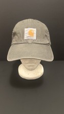 Carhartt Gray Mesh Snapback Trucker Hat Adjustable
