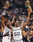 DAVID ROBINSON TIM DUNCAN AUTOGRAPH SIGNED 8X10 PHOTO SAN ANTONIO SPURS