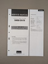 Sansui CD-E70 Compact Disc Player D-1823