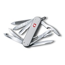 VICTORINOX 0.6381.26 Mini Champ ALOX Coltello Esercito Svizzero Argento 15 Funzioni EDC