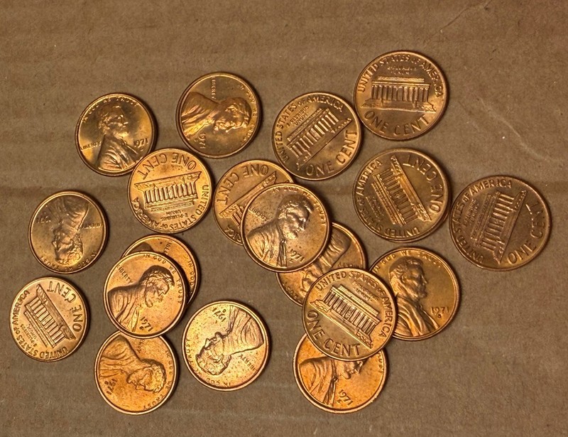 1971-S Lincoln Memorial Cent Souvenir Bag from the U.S.  Assay Office