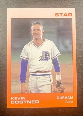 1988 Star Durham Bulls Orange Kevin Costner #26 Field Of Dreams Oscar