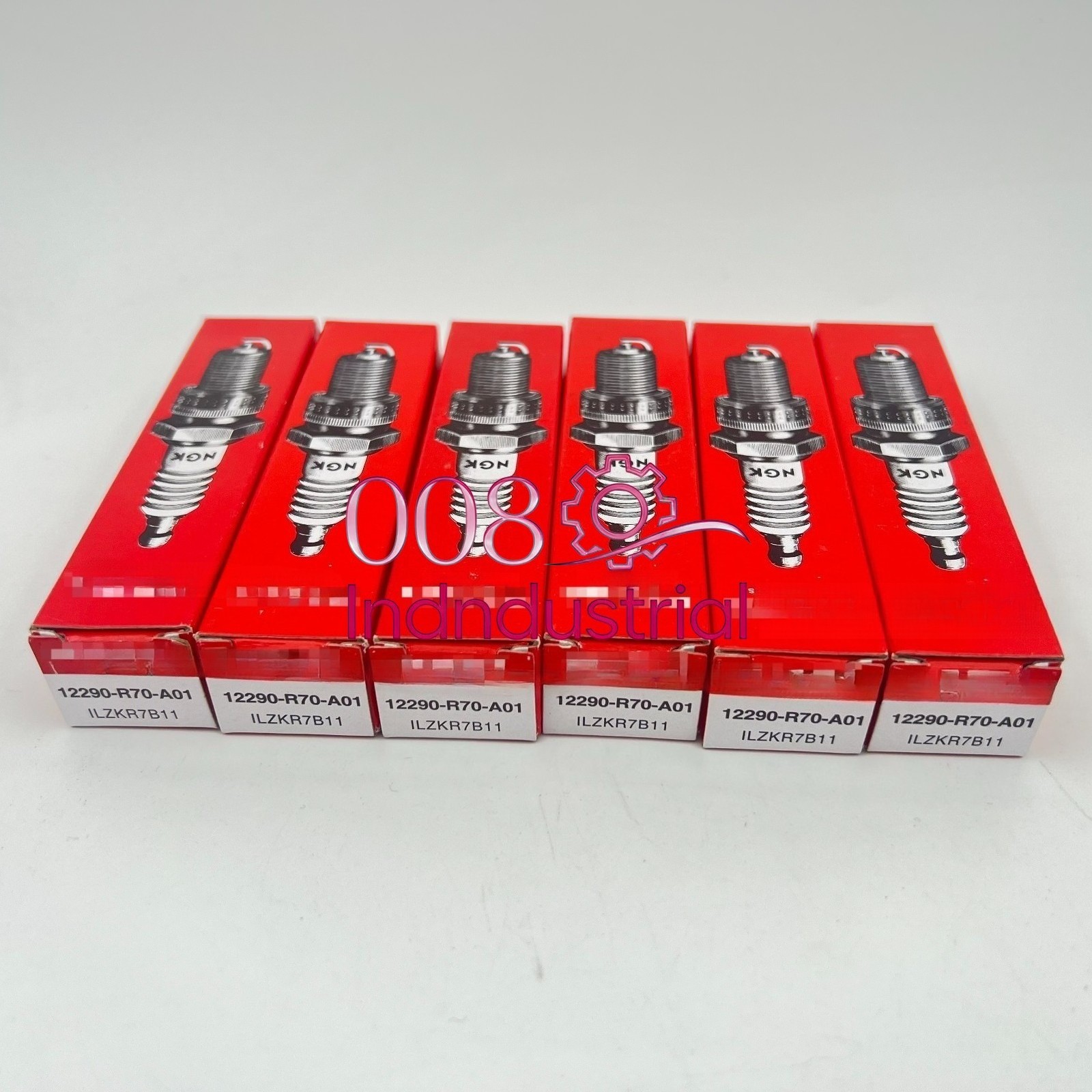 6PCS NEW FOR NGK Iridium Spark Plugs For 12290-R70-A01 ILZKR7B11