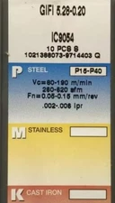 ORIGINAL  USER  TOOLS  10PCS    GIFI 5.28-0.20 IC9054