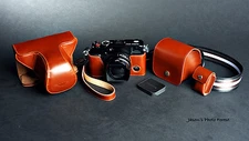 Handmade Leather Full Camera Case and other 4 accessories for FUJIFILM X-Pro1
