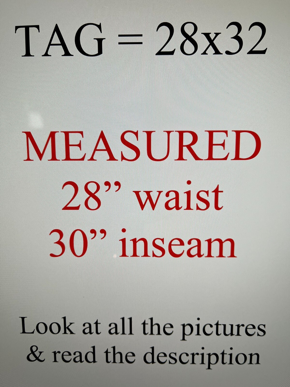 EUC Levi's 511 Slim Fit Tapered Leg Jeans Mens tag=28x32 (MEASURED