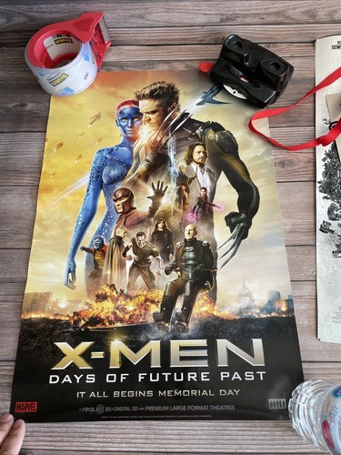 X-Men Days Of Future Past movie poster (a) James McAvoy, Michael Fassbender - Picture 2 of 3
