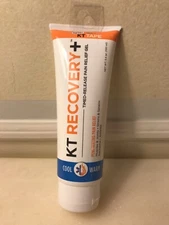 New KT Tape Recovery + Pain Relief Gel Tube 3.4 oz/ 100 ml