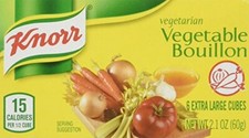 Knorr Vegetable Bouillon Cubes Pack of 12 Total 72 Delicious Flavor Cubes