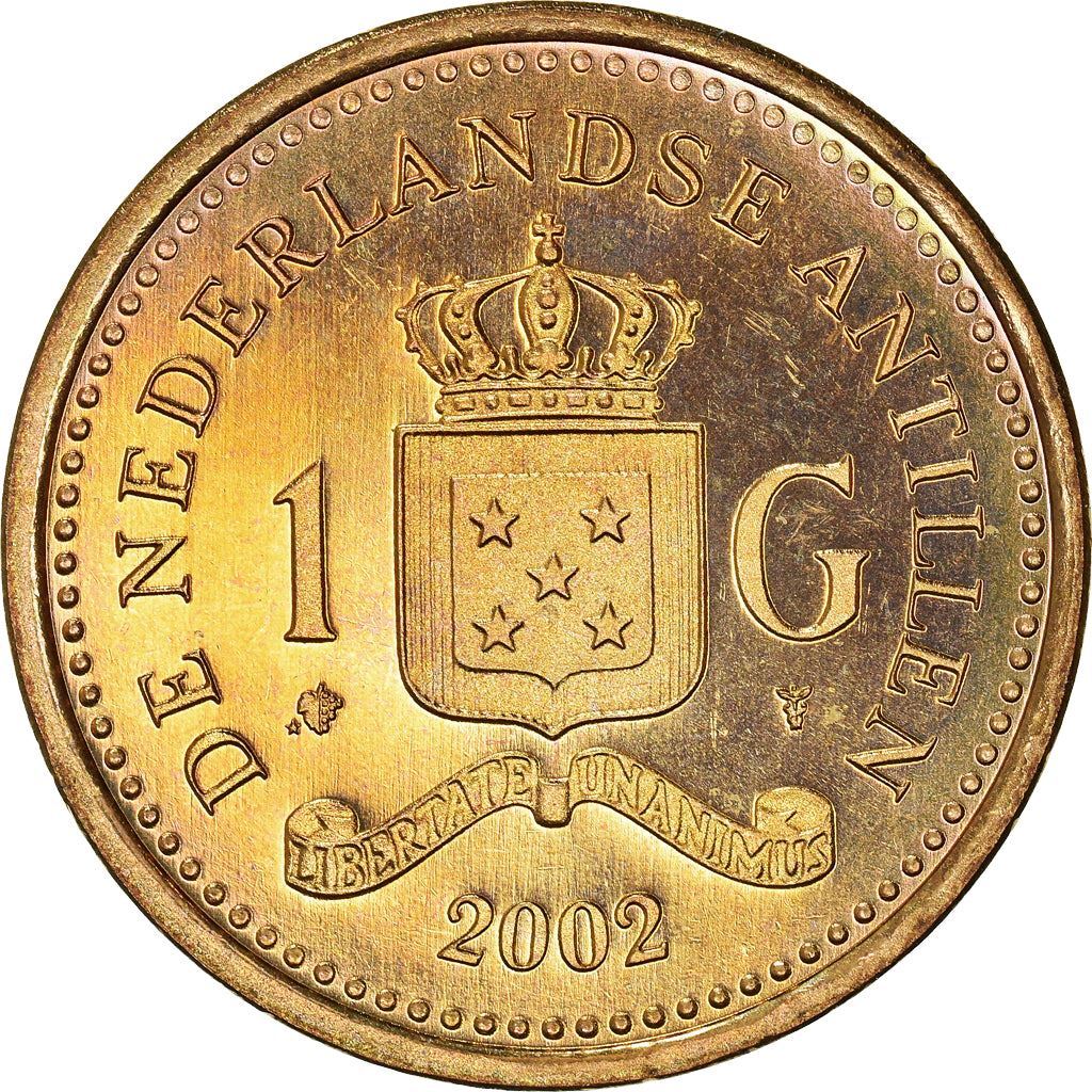 Netherlands Antilles Coin 1 Gulden | Queen Beatrix | 1989 - 2013