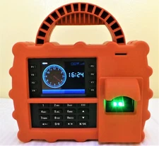 Biometric Waterproof Mobile Reader TA-HH) Attendence Time Clock.