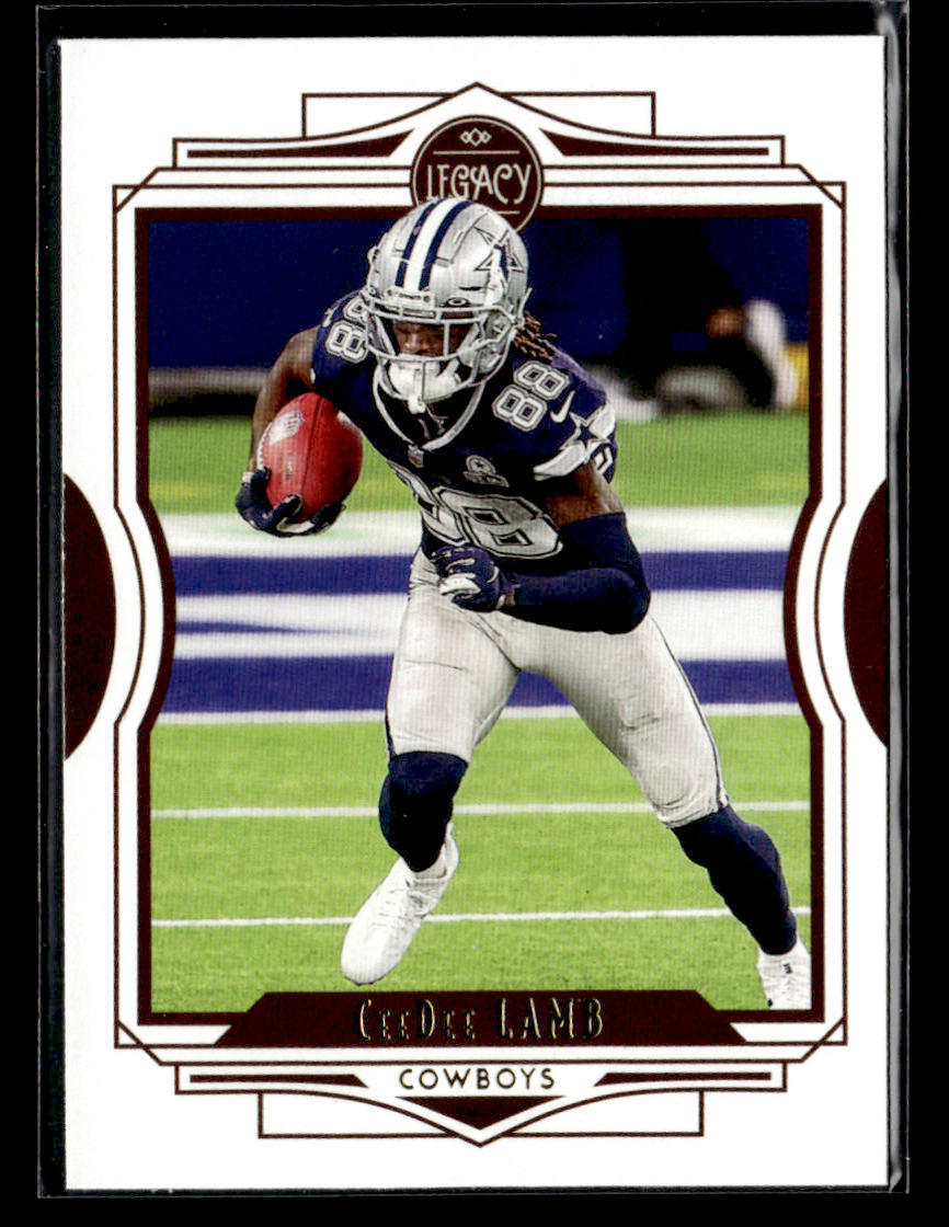 2021 Panini Legacy #4 CeeDee Lamb Card Dallas Cowboys