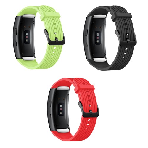 Cinturino silicone SPORT LINES fibbia metallo specifico x Samsung Gear Fit 2  Pro | eBay