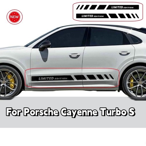 Kit de calcomanías pegatinas vinilo a rayas puerta lateral coche Porsche Cayenne Turbo S noticias